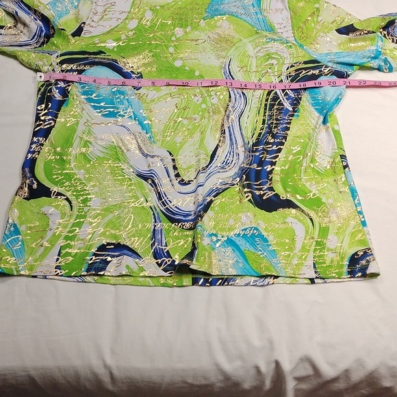Alia women's 3/4 sleeved top size large - Picture 9 of 10